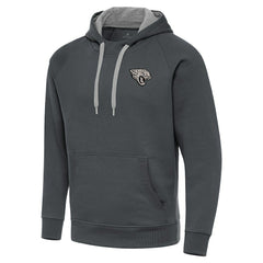 Jacksonville Jaguars Antigua Brushed Carbon Victory Pullover Hoodie - Charcoal outlet
