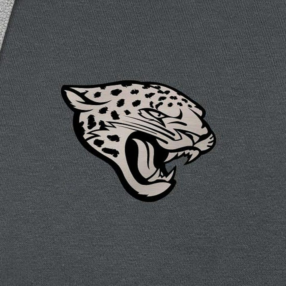 Jacksonville Jaguars Antigua Brushed Carbon Victory Pullover Hoodie - Charcoal outlet