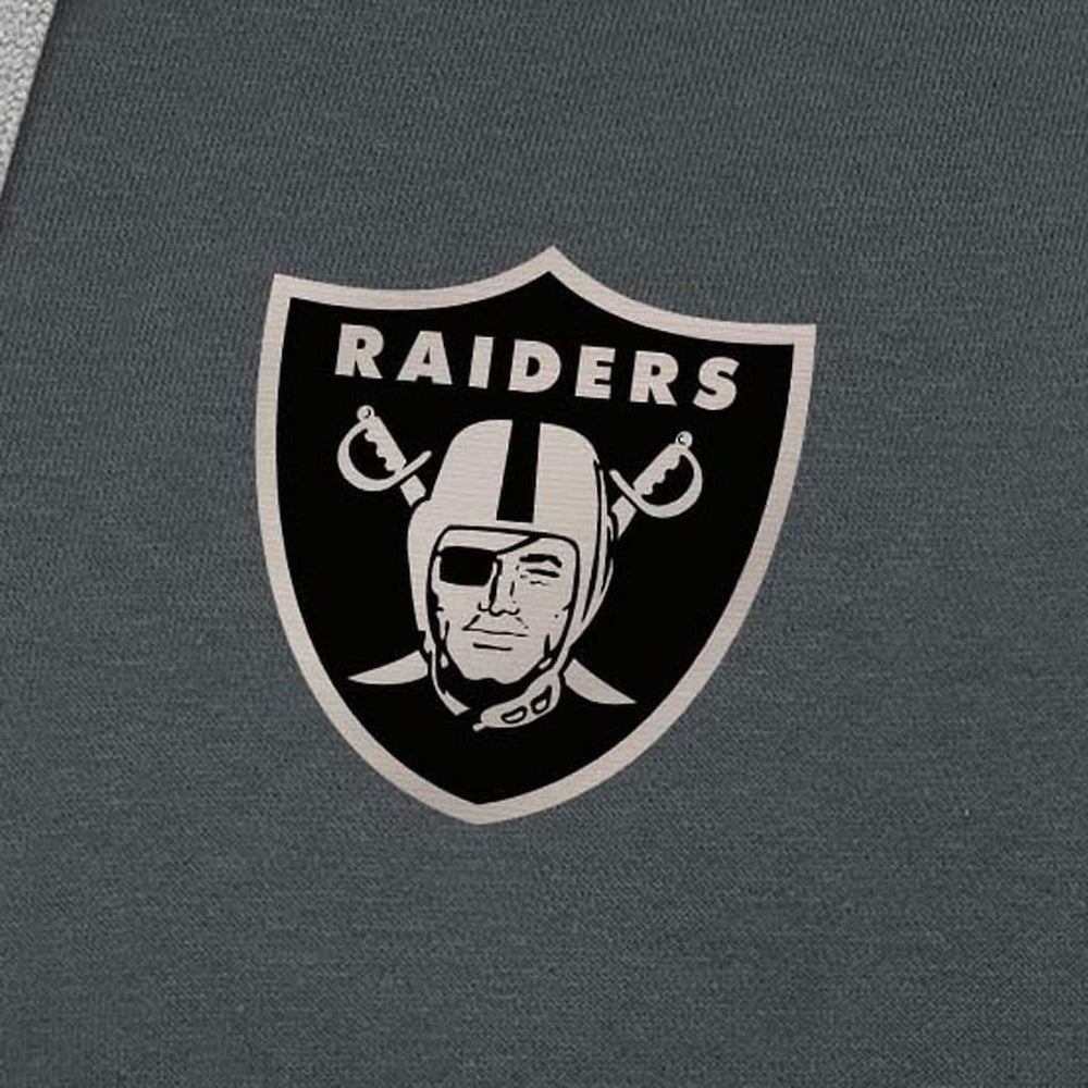 Las Vegas Raiders Antigua Brushed Carbon Victory Pullover Hoodie - Charcoal cheap