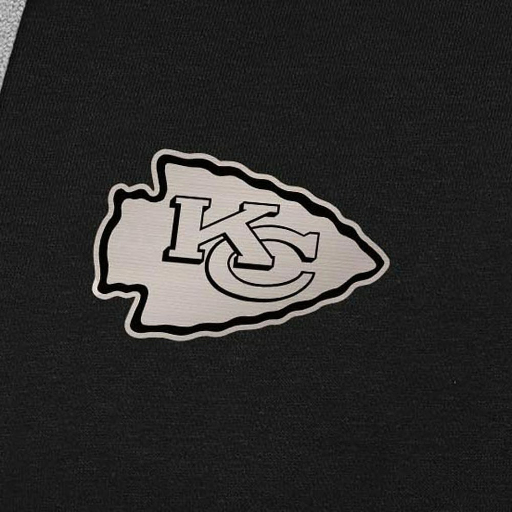 Kansas City Chiefs Antigua Brushed Carbon Victory Pullover Hoodie - Black online
