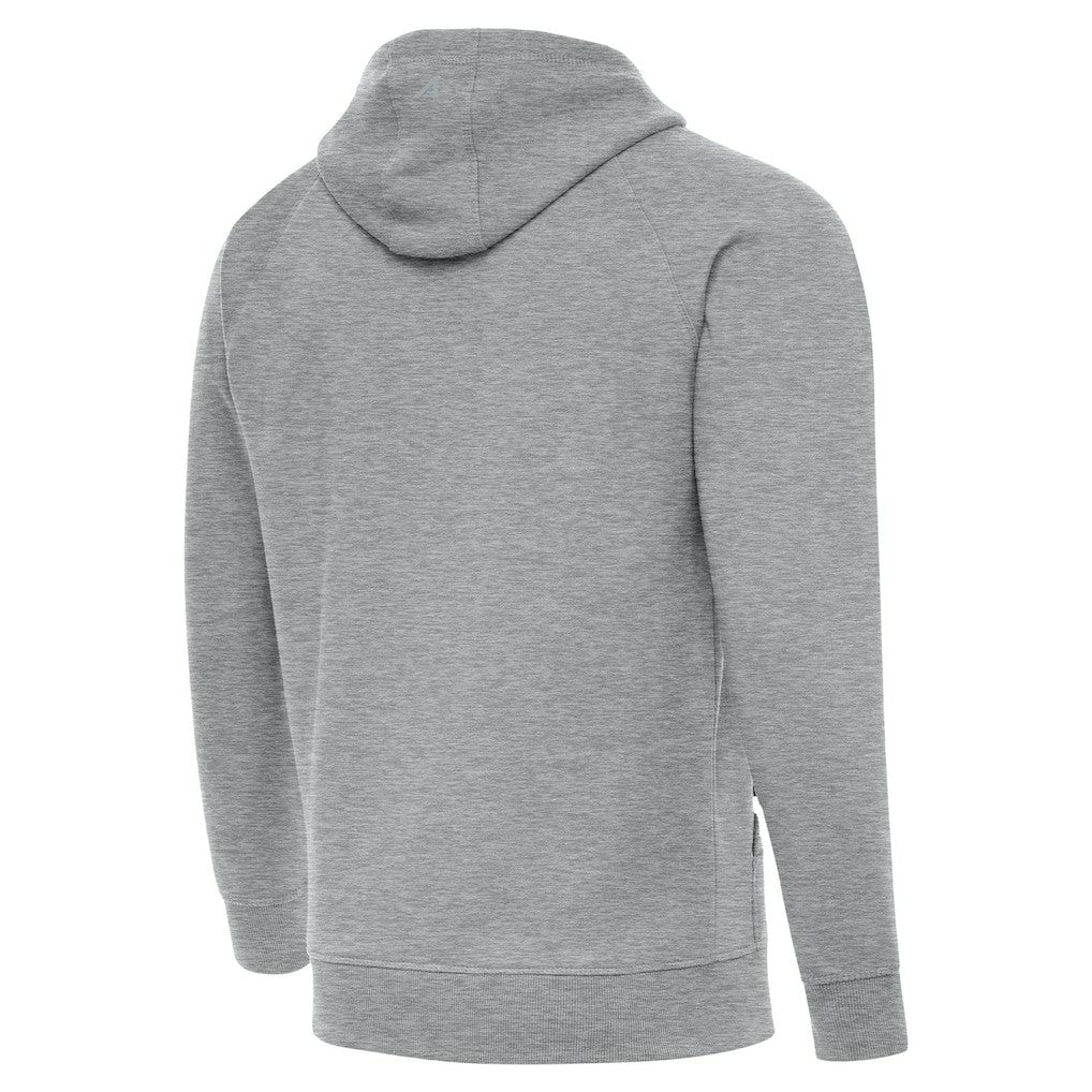 New Orleans Saints Antigua Brushed Carbon Victory Pullover Hoodie - Heather Gray cheap