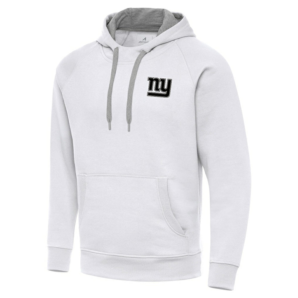 New York Giants Antigua Brushed Carbon Victory Pullover Hoodie - White online