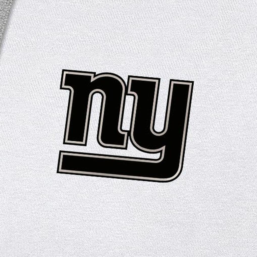 New York Giants Antigua Brushed Carbon Victory Pullover Hoodie - White online