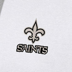 New Orleans Saints Antigua Brushed Carbon Victory Pullover Hoodie - White discount
