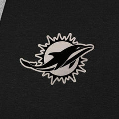 Miami Dolphins Antigua Brushed Carbon Victory Pullover Hoodie - Black on sale