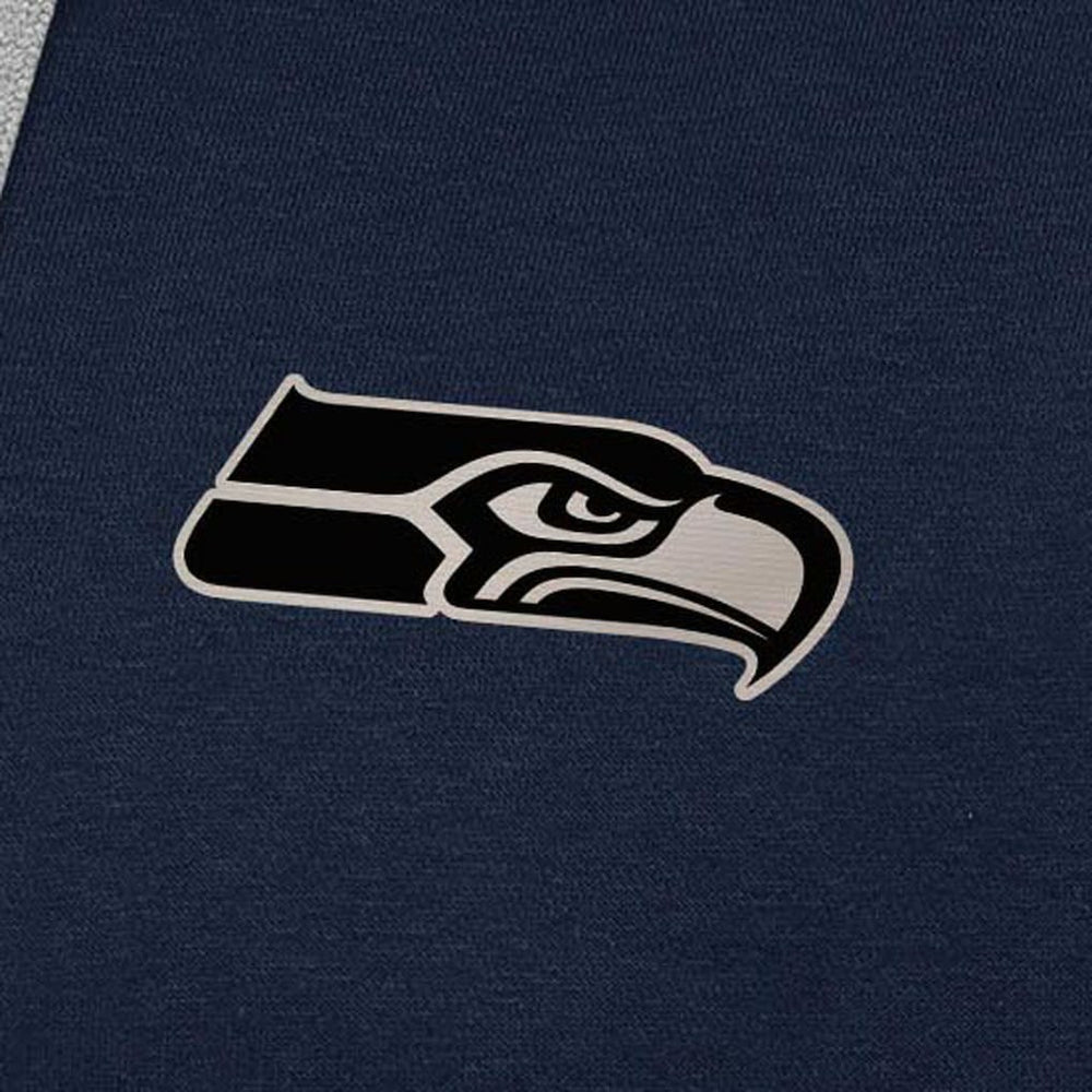 Seattle Seahawks Antigua Brushed Carbon Victory Pullover Hoodie - College Navy discount