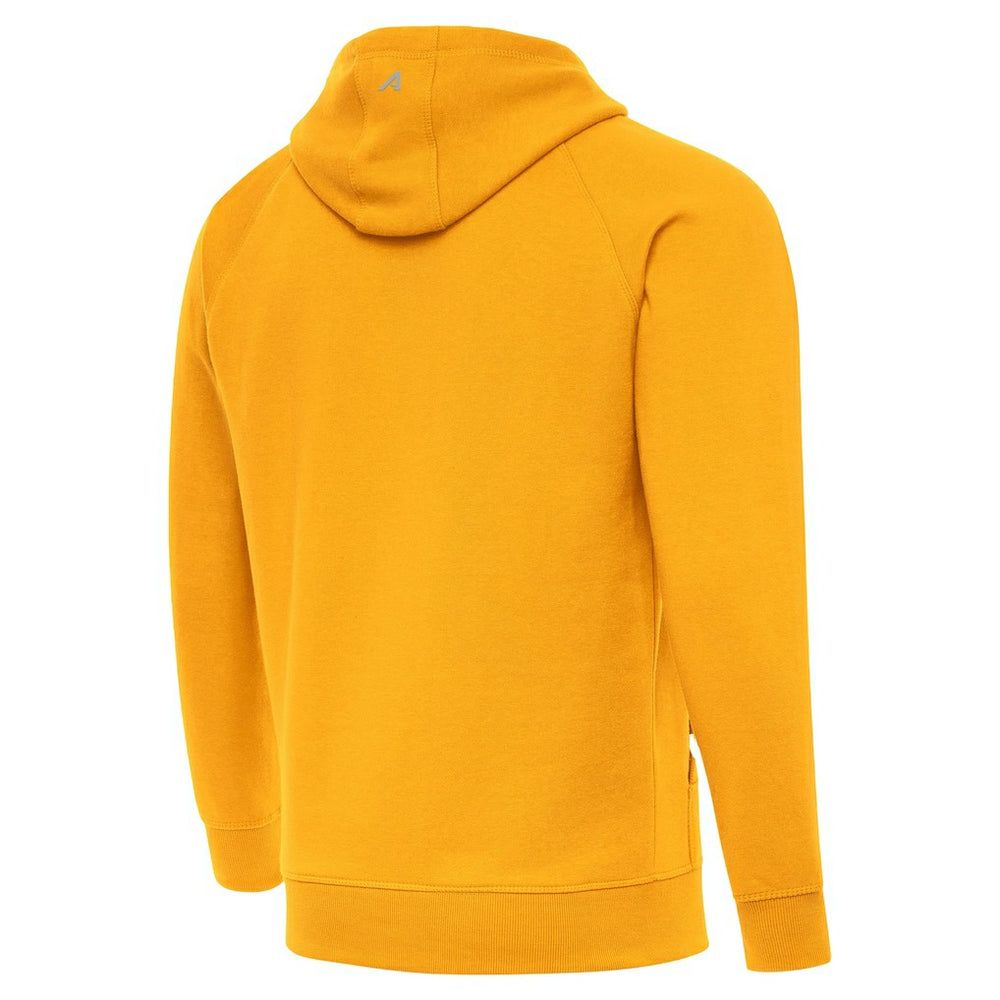 Pittsburgh Steelers Antigua Brushed Carbon Victory Pullover Hoodie - Gold for sale