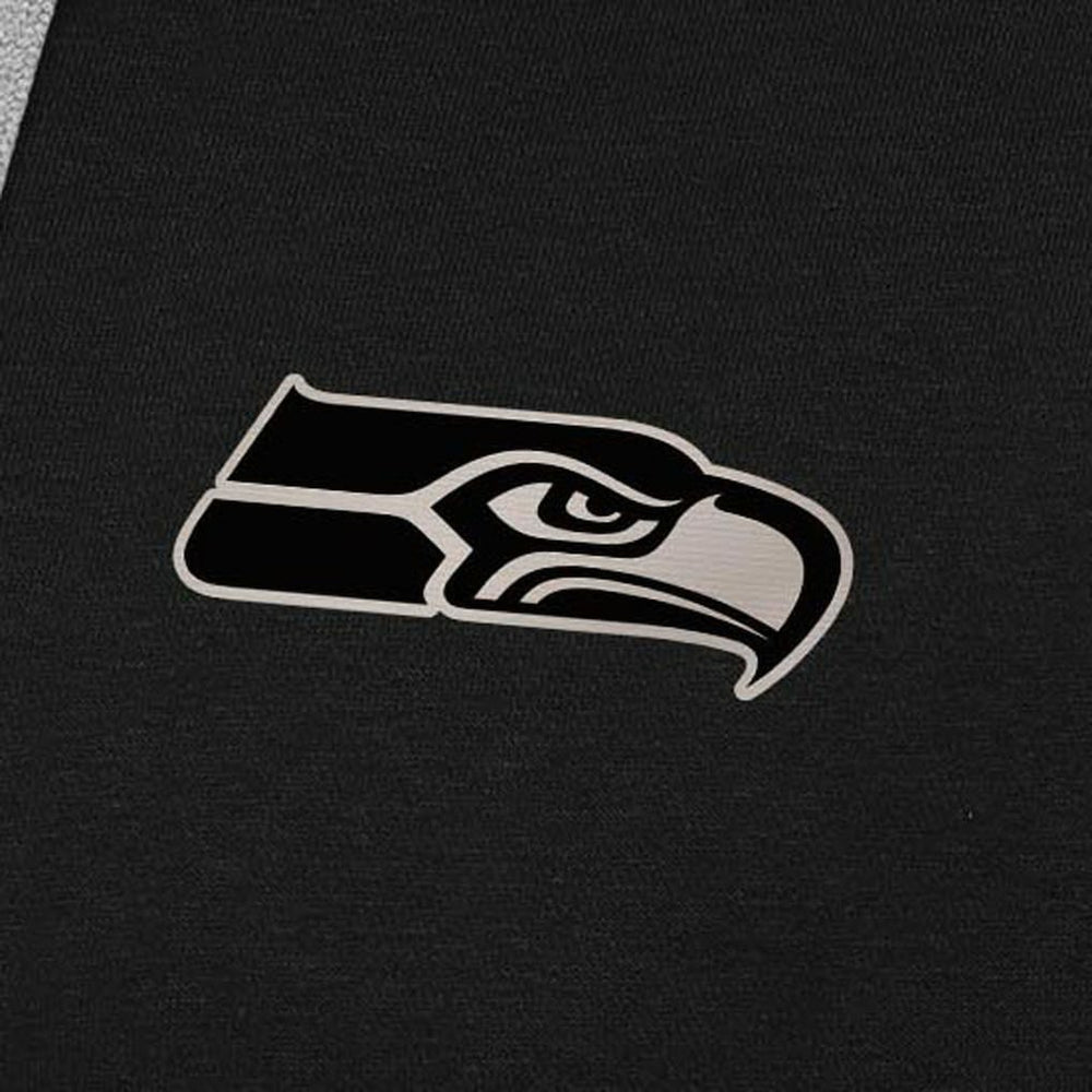 Seattle Seahawks Antigua Brushed Carbon Victory Pullover Hoodie - Black discount