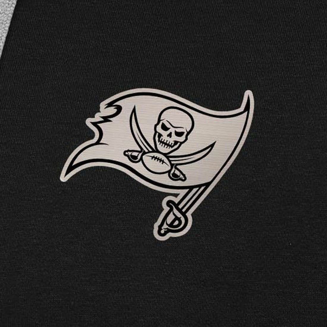 Tampa Bay Buccaneers Antigua Brushed Carbon Victory Pullover Hoodie - Black for sale