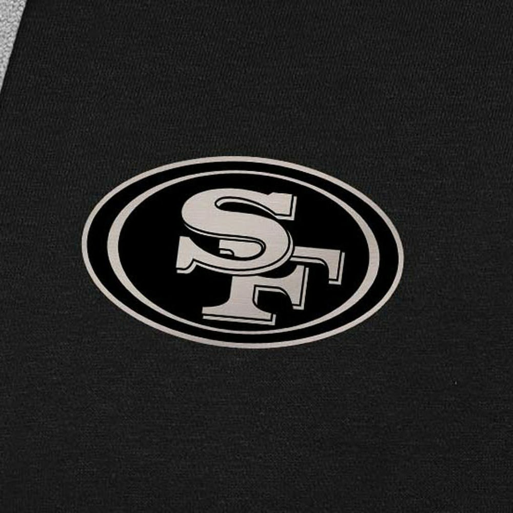 San Francisco 49ers Antigua Brushed Carbon Victory Pullover Hoodie - Black online