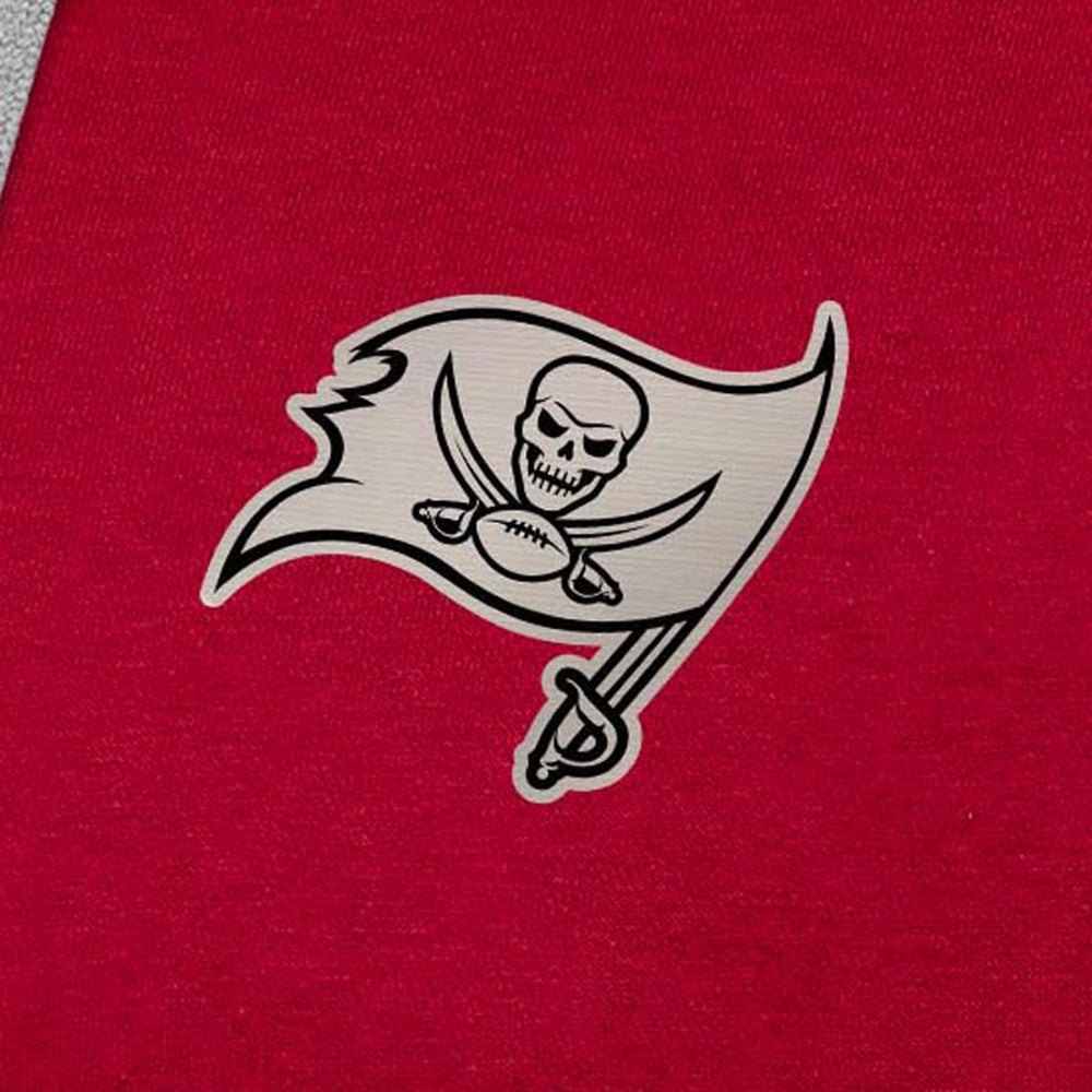 Tampa Bay Buccaneers Antigua Brushed Carbon Victory Pullover Hoodie - Red on sale