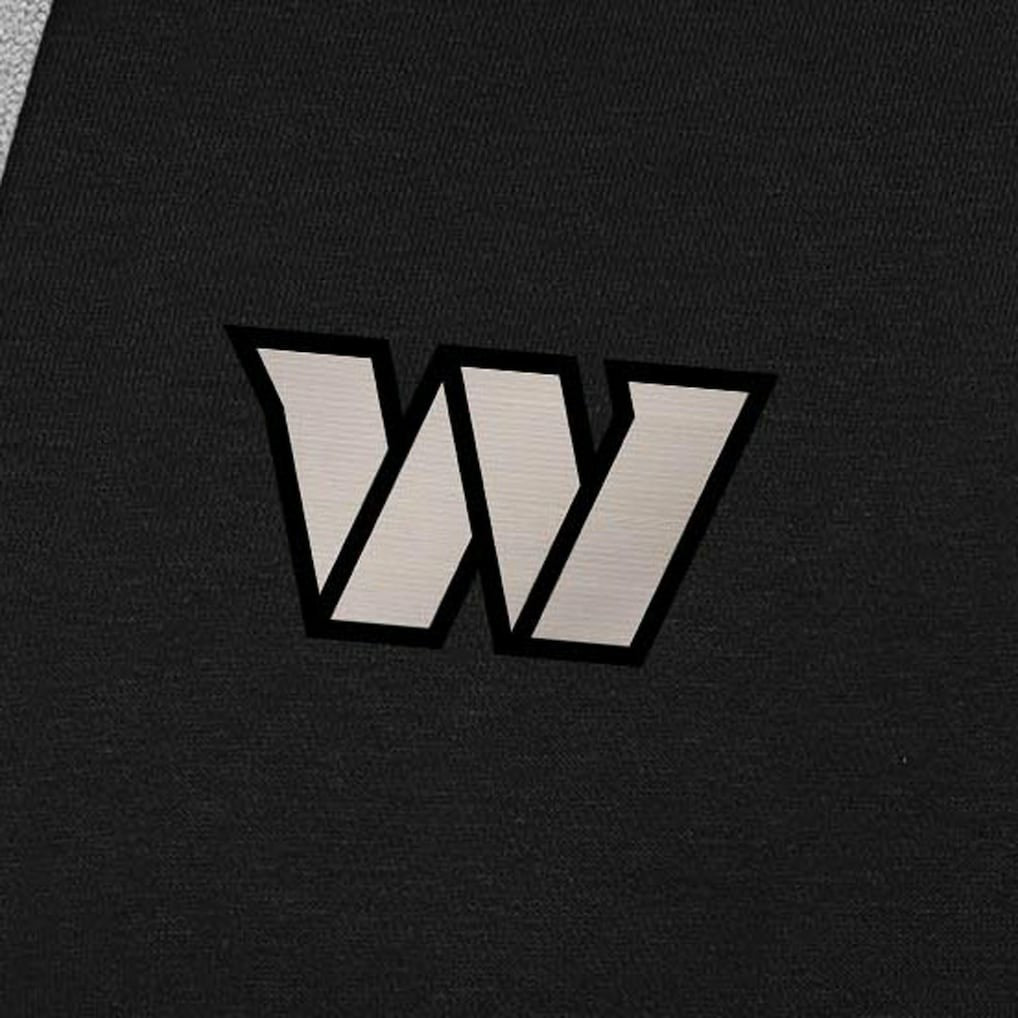 Washington Commanders Antigua Brushed Carbon Victory Pullover Hoodie - Black for sale