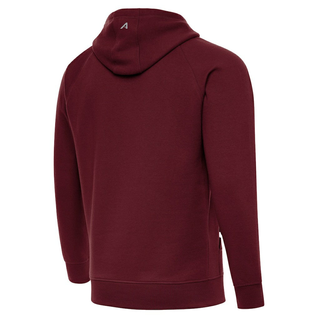 Washington Commanders Antigua Brushed Carbon Victory Pullover Hoodie - Burgundy cheap