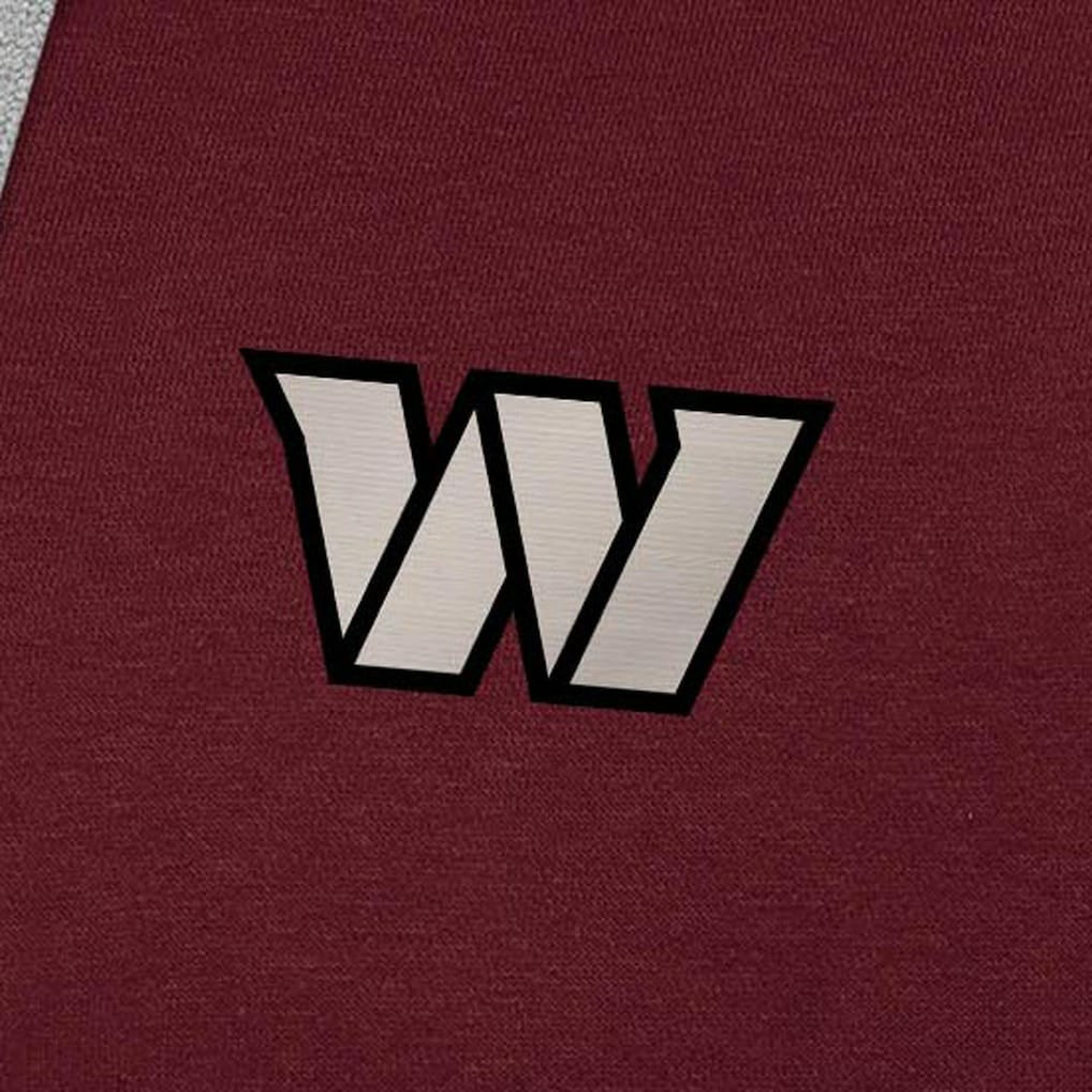 Washington Commanders Antigua Brushed Carbon Victory Pullover Hoodie - Burgundy cheap
