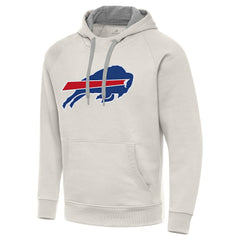 Buffalo Bills Antigua Victory Raglan Pullover Hoodie - Cream sale