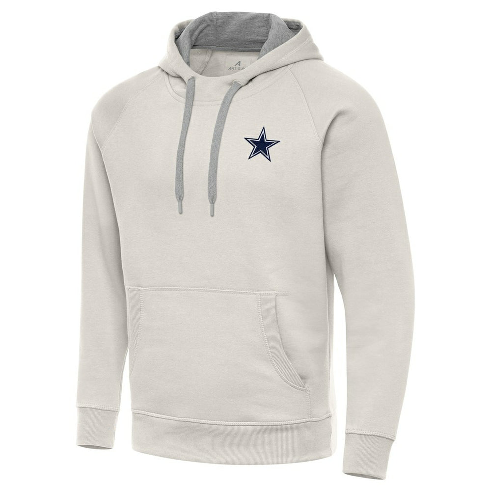 Dallas Cowboys Antigua Victory Raglan Pullover Hoodie - Cream sale