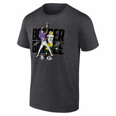 Jordan Addison & Jaire Alexander Minnesota Vikings vs. Green Bay Packers Border Battle Player T-Shirt - Charcoal cheap