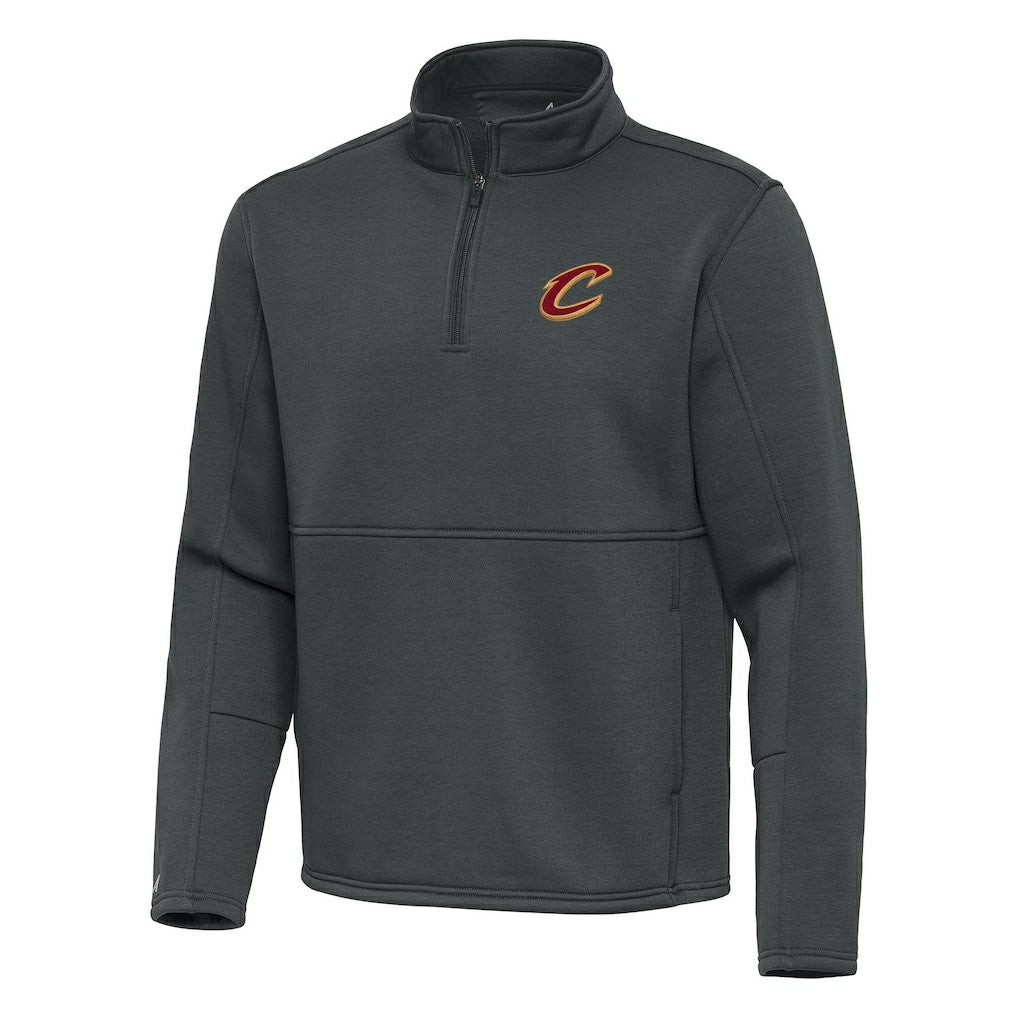Cleveland Cavaliers Antigua Twist Quarter-Zip Pullover Top - Pewter online