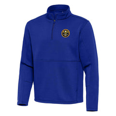 Denver Nuggets Antigua Twist Quarter-Zip Pullover Top - Blue outlet