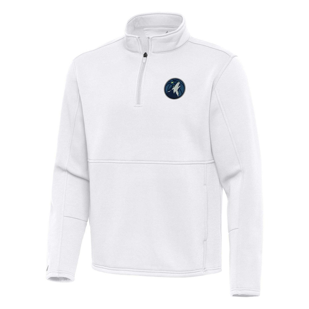 Minnesota Timberwolves Antigua Twist Quarter-Zip Pullover Top - White shop