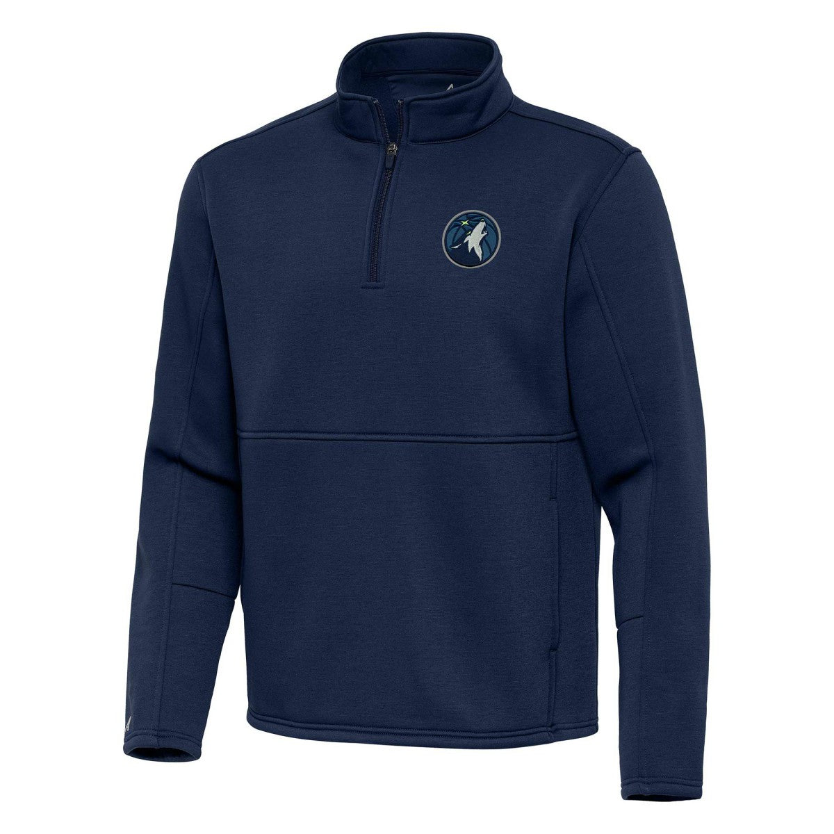 Minnesota Timberwolves Antigua Twist Quarter-Zip Pullover Top - Navy online