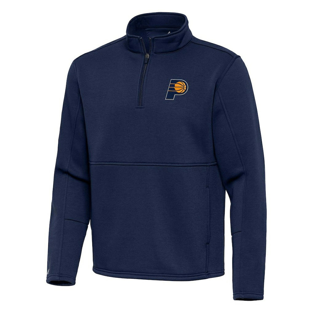 Indiana Pacers Antigua Twist Quarter-Zip Pullover Top - Navy outlet