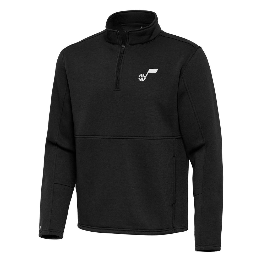 Utah Jazz Antigua Twist Quarter-Zip Pullover Top - Black discount
