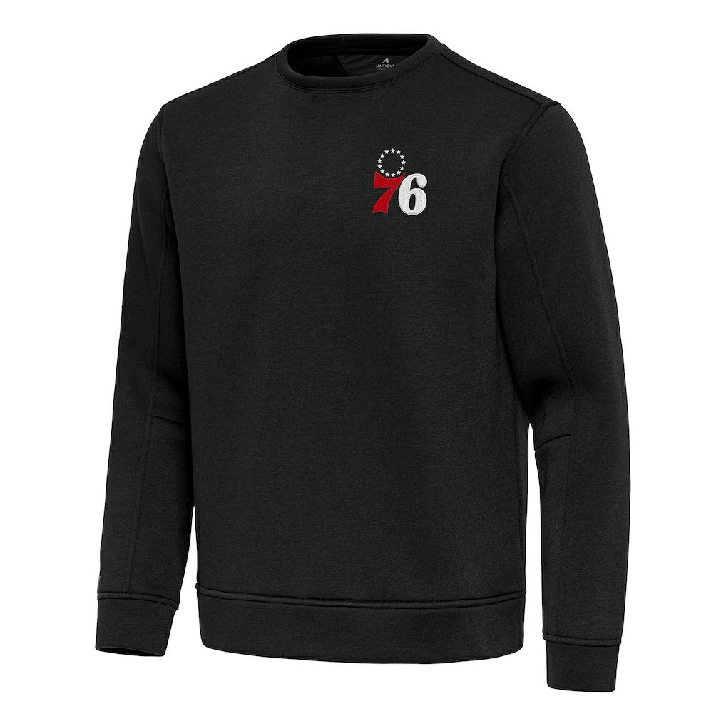 Philadelphia 76ers Antigua Relevant Pullover Sweatshirt - Black online