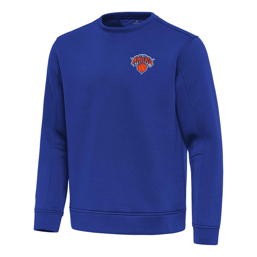 New York Knicks Antigua Relevant Pullover Sweatshirt - Blue on sale