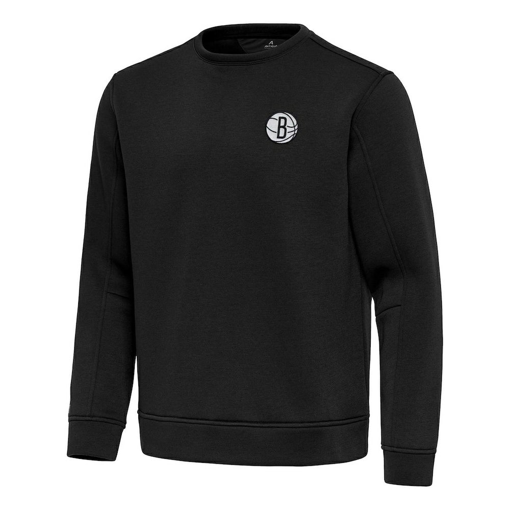 Brooklyn Nets Antigua Relevant Pullover Sweatshirt - Black for sale