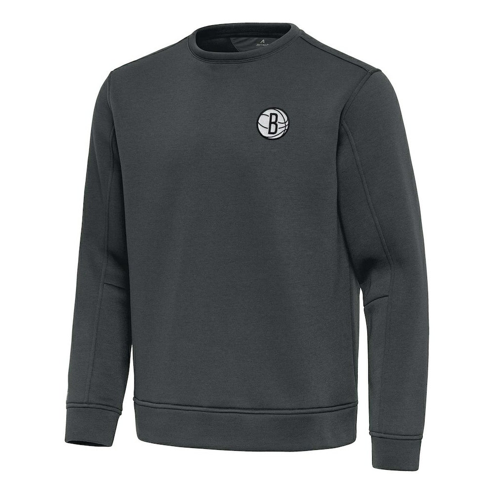 Brooklyn Nets Antigua Relevant Pullover Sweatshirt - Pewter cheap