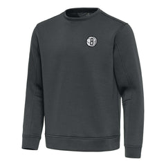 Brooklyn Nets Antigua Relevant Pullover Sweatshirt - Pewter cheap