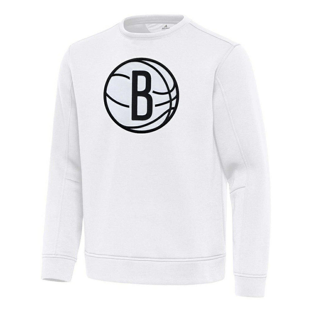 Brooklyn Nets Antigua Relevant Pullover Sweatshirt - White outlet