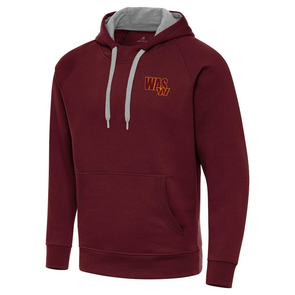 Men's Washington Commanders Antigua Victory Pullover Hoodie - Burgundy online