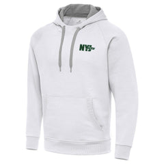 Men's New York Jets Antigua Victory Pullover Hoodie - White outlet