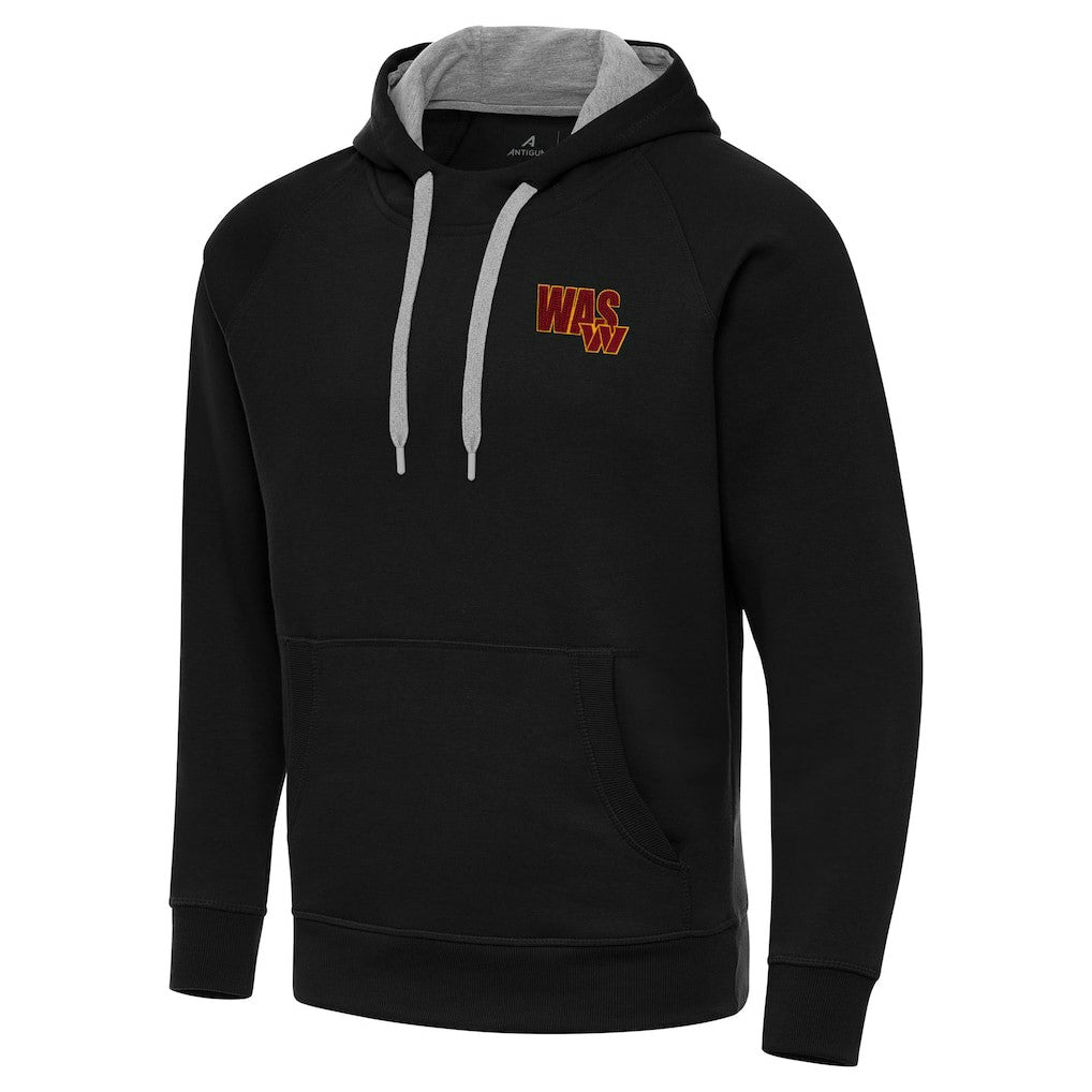 Men's Washington Commanders Antigua Victory Pullover Hoodie - Black on sale