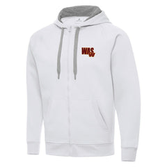 Men's Washington Commanders Antigua Victory Full-Zip Hoodie - White outlet