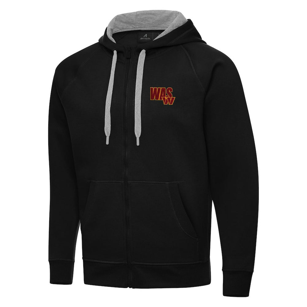Men's Washington Commanders Antigua Victory Full-Zip Hoodie - Black online