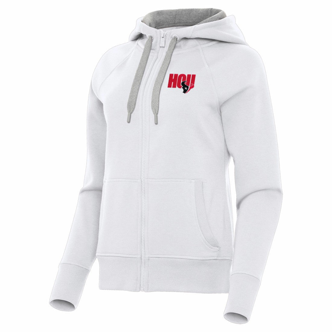 Houston Texans Antigua Women's Victory Full-Zip Hoodie - White discount