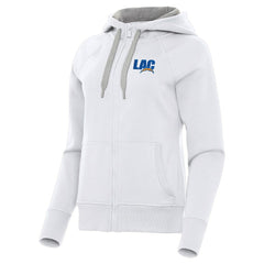 Los Angeles Chargers Antigua Women's Victory Full-Zip Hoodie - White cheap