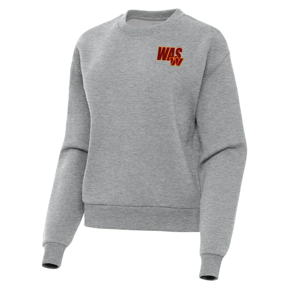 Washington Commanders Antigua Women's Victory Pullover Sweatshirt - Heather Gray cheap
