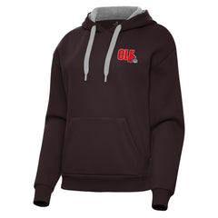 Cleveland Browns Antigua Women's Victory Pullover Hoodie - Brown on sale