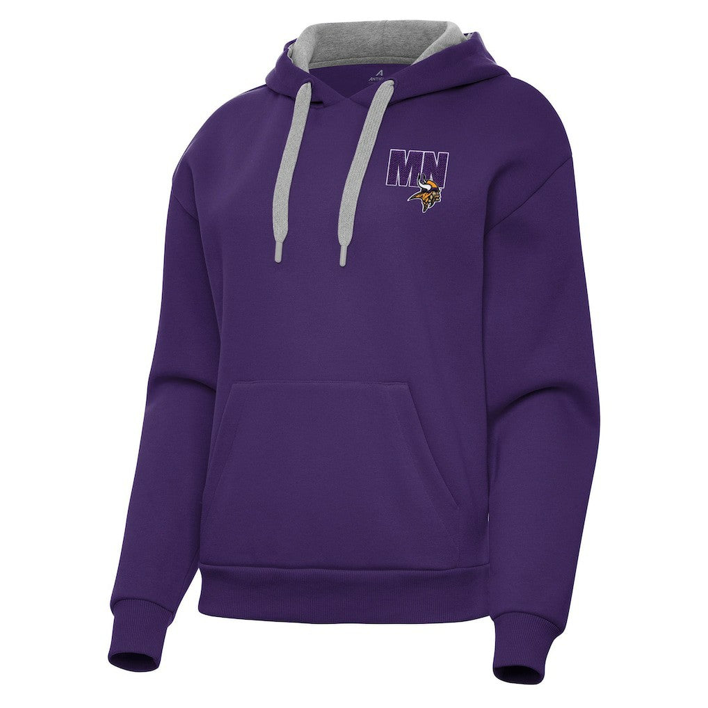 Minnesota Vikings Antigua Women's Victory Pullover Hoodie - Purple on sale