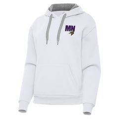 Minnesota Vikings Antigua Women's Victory Pullover Hoodie - White on sale