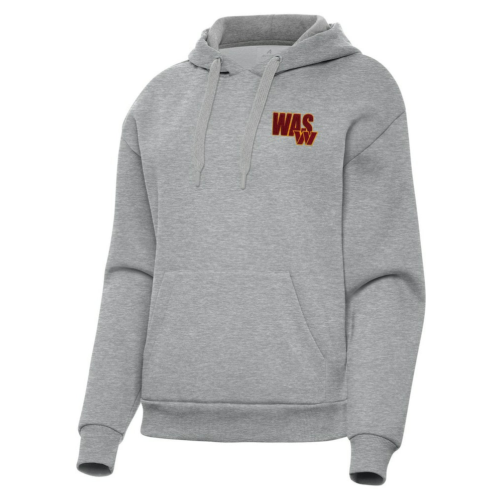 Washington Commanders Antigua Women's Victory Pullover Hoodie - Heather Gray outlet
