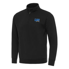 Los Angeles Chargers Antigua Men's Victory Quarter-Zip Sweatshirt - Black cheap