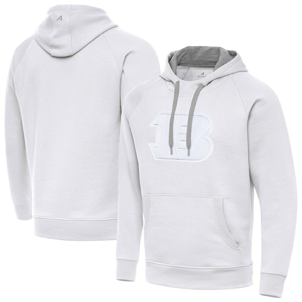 Cincinnati Bengals Antigua Victory Pullover Hoodie - White online