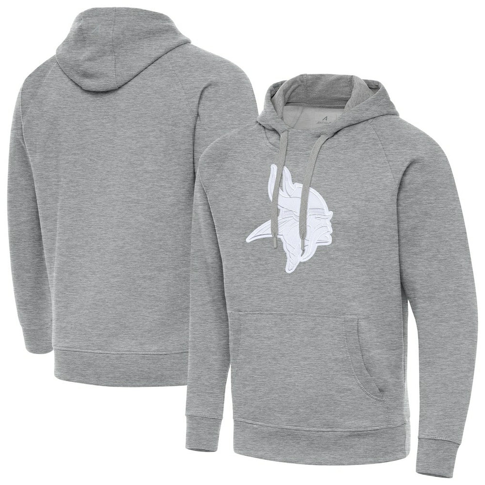 Minnesota Vikings Antigua Victory Pullover Hoodie - Heather Gray discount
