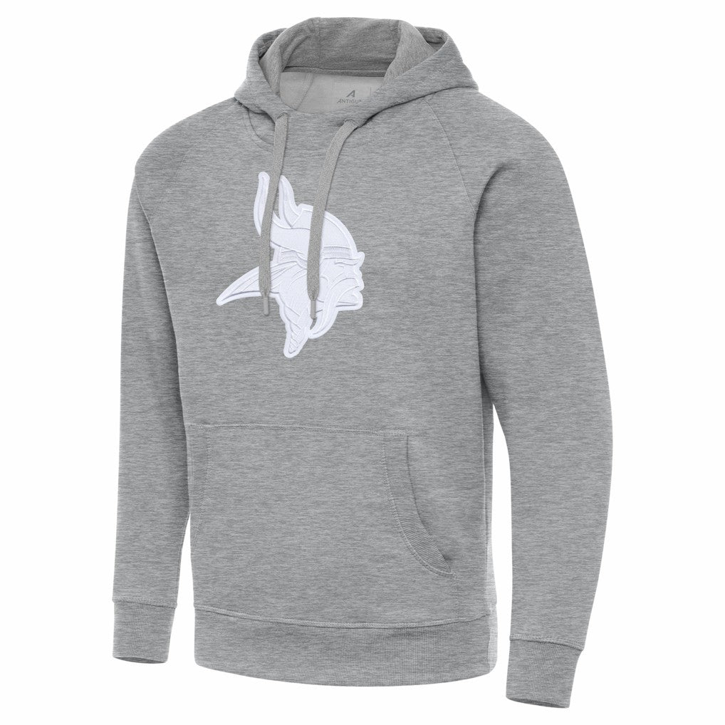 Minnesota Vikings Antigua Victory Pullover Hoodie - Heather Gray discount
