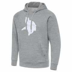 Minnesota Vikings Antigua Victory Pullover Hoodie - Heather Gray discount